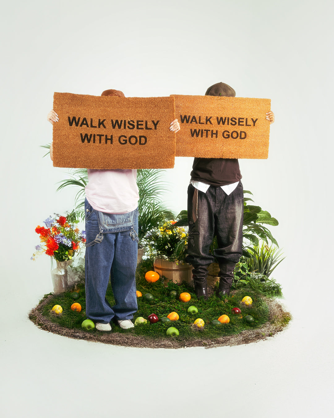 Handmade Walk Wisely With God Mat